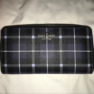 Kate Spade checkered wallet
